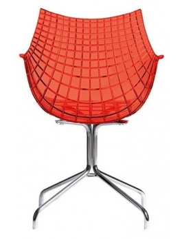 Krzesło Meridiana czerwone Driade