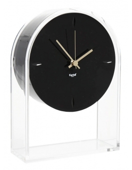 Zegar stołowy Air Du Temps kryształowo-czarny Kartell