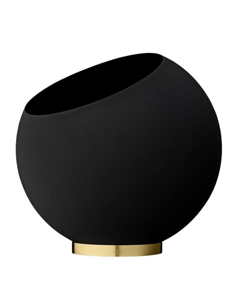 Doniczka Globe XL Ø 43 cm czarna AYTM