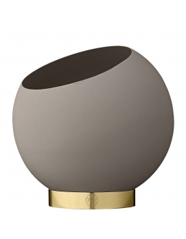 Donica Globe L Ø 37 cm taupe AYTM