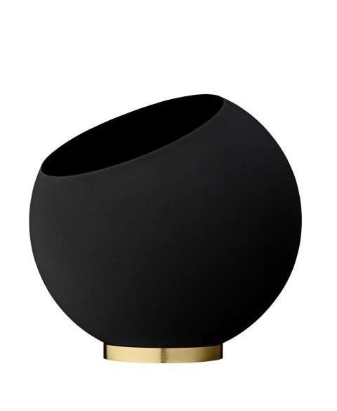 Donica Globe M Ø 30 cm czarna AYTM