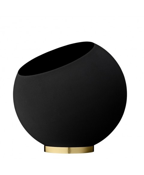 Donica Globe S Ø 21 cm czarna AYTM