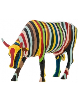 Figurka L Striped Cow Parade