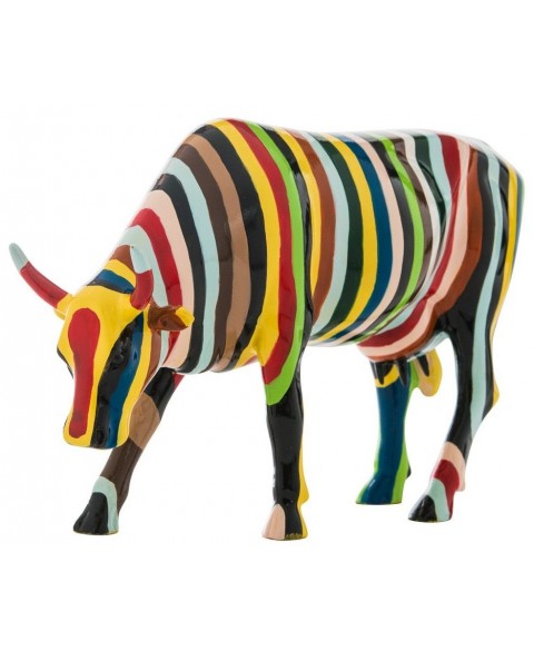 Figurka L Striped Cow Parade