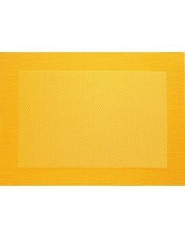 Podkładka pod talerz PVC żółta ASA