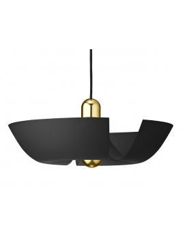 Lampa wisząca Cycnus Ø 45 czarno-złota AYTM