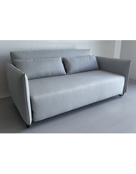 Sofa z funkcją spania CORD tkanina szara Softline