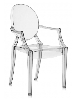 Krzesło Louis Ghost jasno-przydymione Kartell