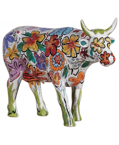 Figurka L Vaca Floral Cow Parade