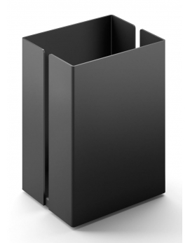 Pojemnik łazienkowy Potes 7,5 cm czarna Zack