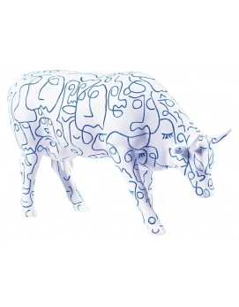 Figurka L Arty Cow - Cow Parade