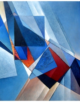 Ryszard Paprocki RYHO, tytuł: Kompozycja abstrakcyjna z kwadratami