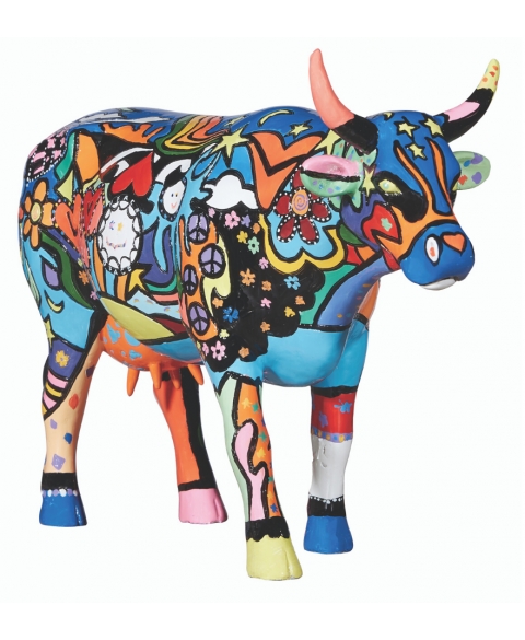 Figurka L Moosy in the Sky with Diamonds - Cow Parade