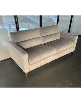 Sofa z funkcją spania Fascino C008  szara tkanina  Natuzzi Editions
