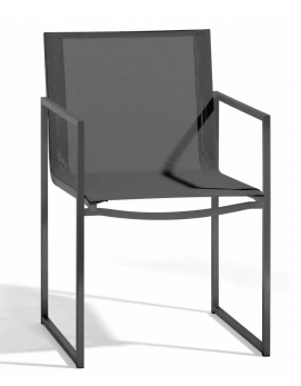 Krzesło outdoorowe Latona lava/czarne Manutti