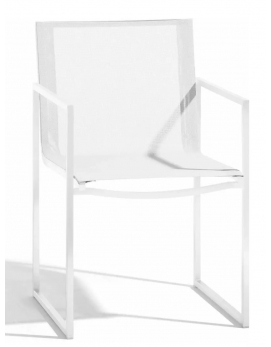 Krzesło outdoorowe Latona białe Manutti