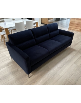 Sofa z funkcją spania Fascino C008  granatowa tkanina  Natuzzi Editions