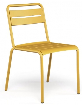 Krzesło STAR 1361 aluminium żółty EMU