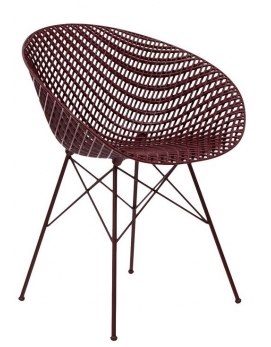Krzesło SMATRIK Kartell śliwkowy/śliwkowy Matrix
