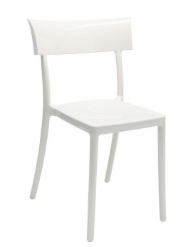 Krzesło Catwalk białe błyszczące KARTELL