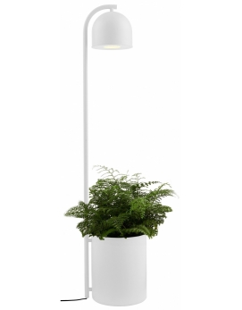 Lampa podłogowa z doniczką Botanica XL biała Kaspa