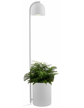 Lampa podłogowa z doniczką Botanica XL szara Kaspa
